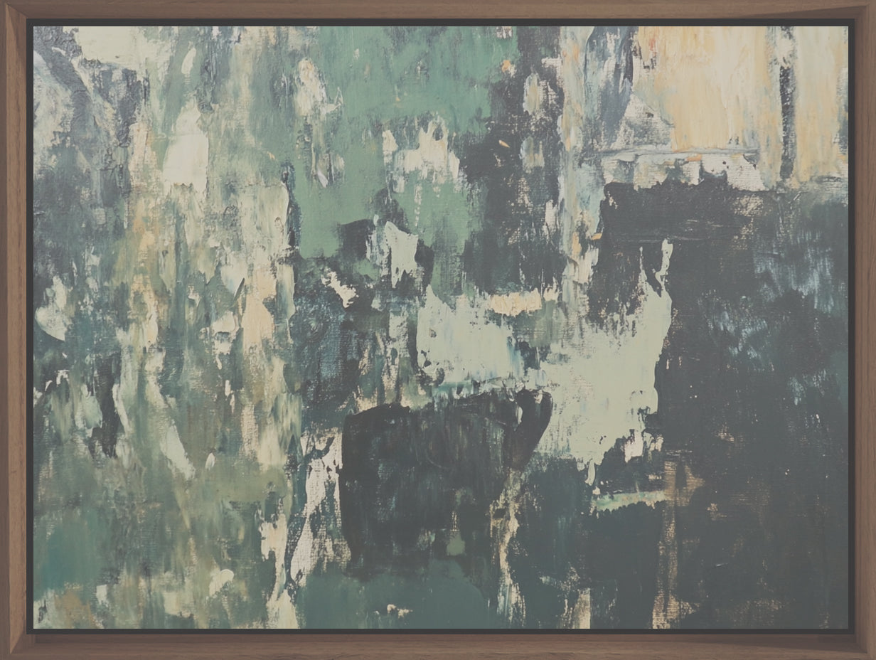 Abstract Expressionist Oil On Canvas by Ava Millard 1950