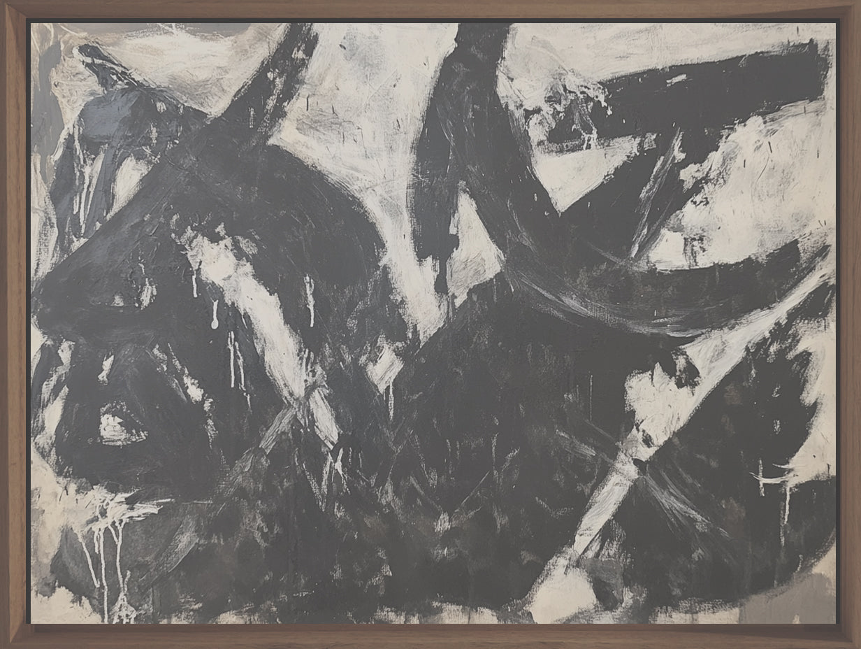 Abstract Expressionist Oil On Canvas by Ava Millard 1953
